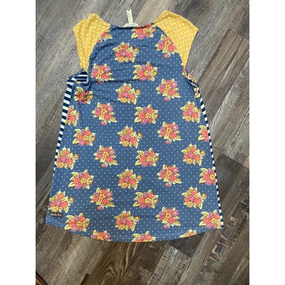 Matilda Jane Striped Floral Ladies Top sz medium - Picture 3 of 4